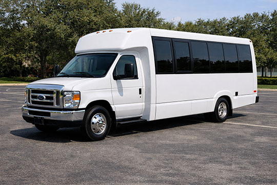 18-passenger minibus available for charter in Riverview, FL